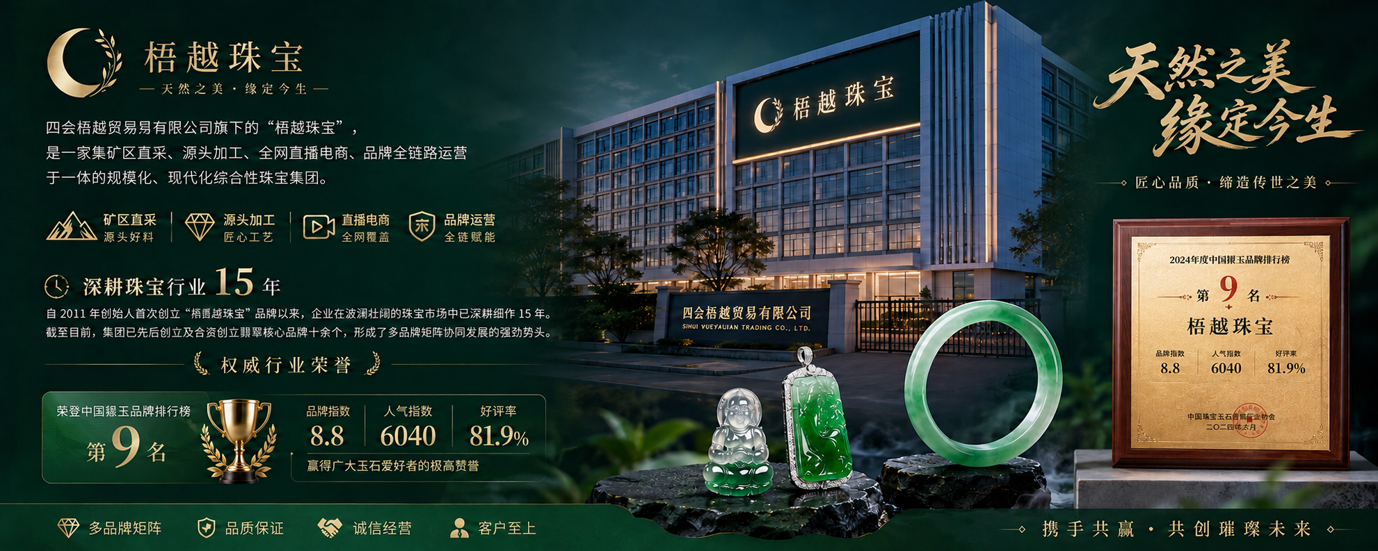 梧越珠宝企业概况 / Wuyue Jewelry company overview